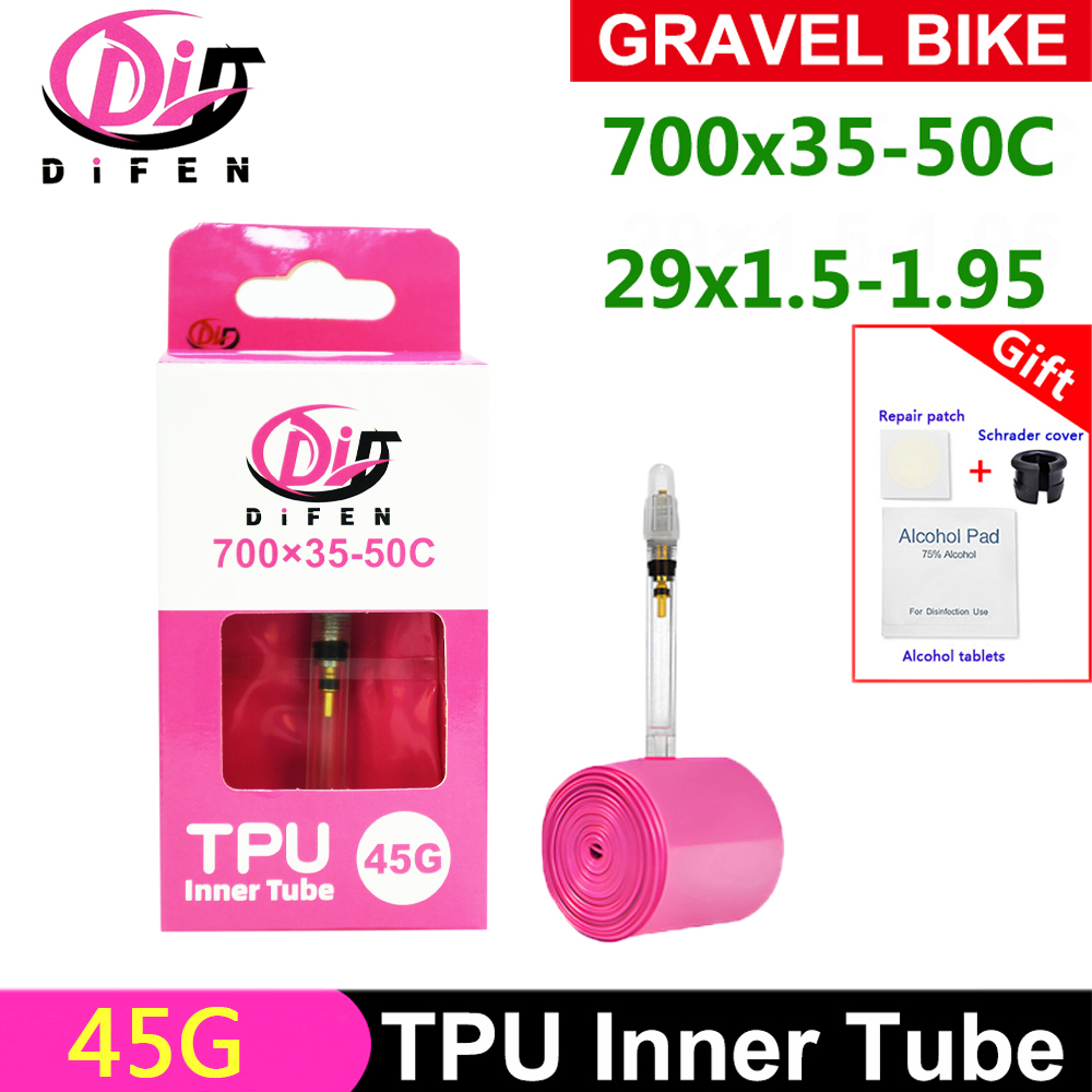 Inner Tube 700C - 45G DiFen بولي TPU الحصى دراجة