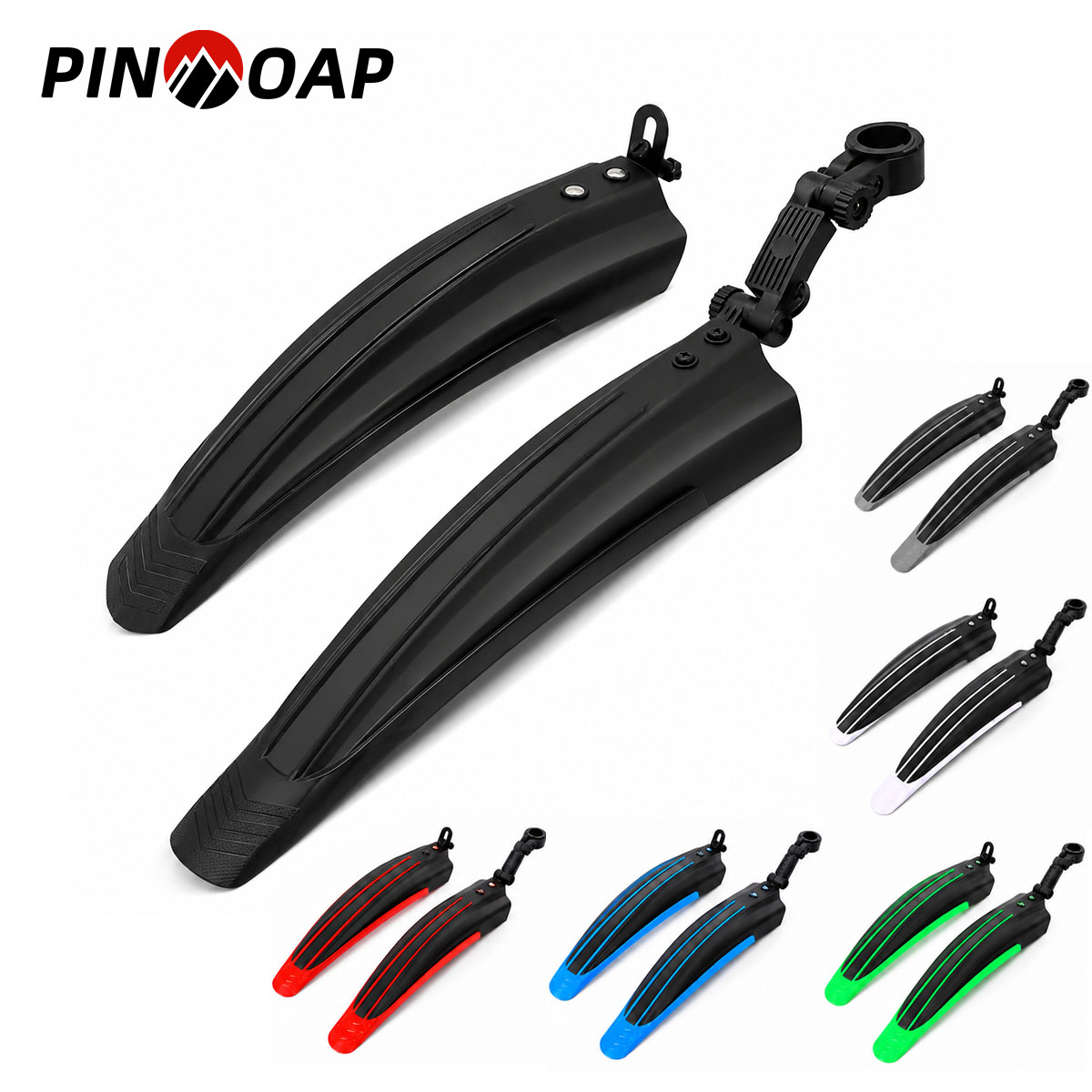 Cycling Commute Rain - مجموعة واقيات الطين للدراجات من PINMOAP،