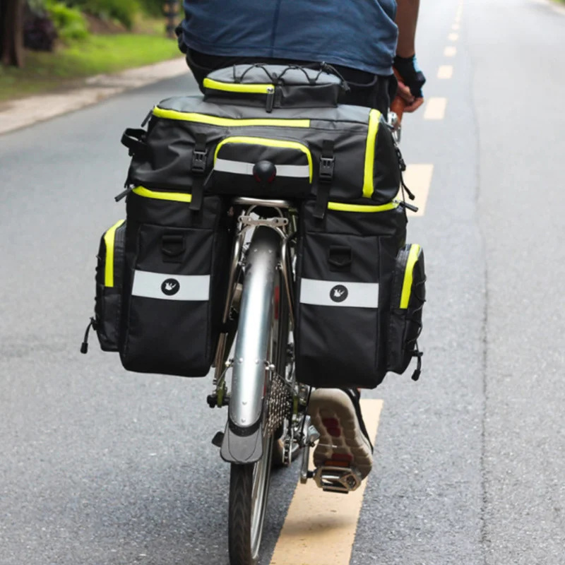 Panniers Waterproof Rear - 60L 3 في 1 الطريق الجبلية