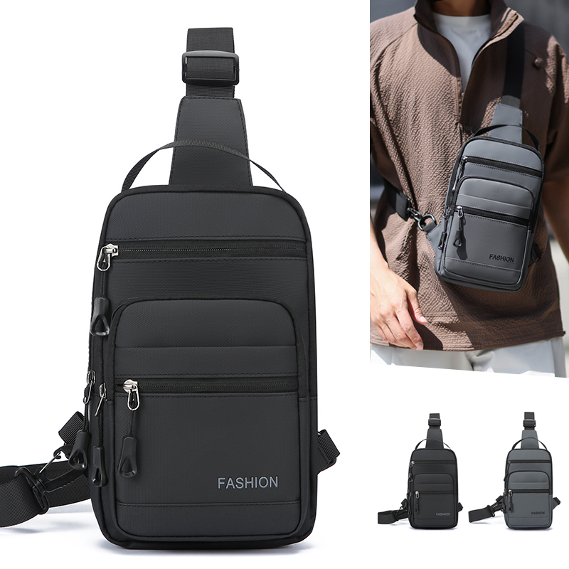 Cycling Commuter Bag - حقيبة صدر للرجال مقاومة للماء من
