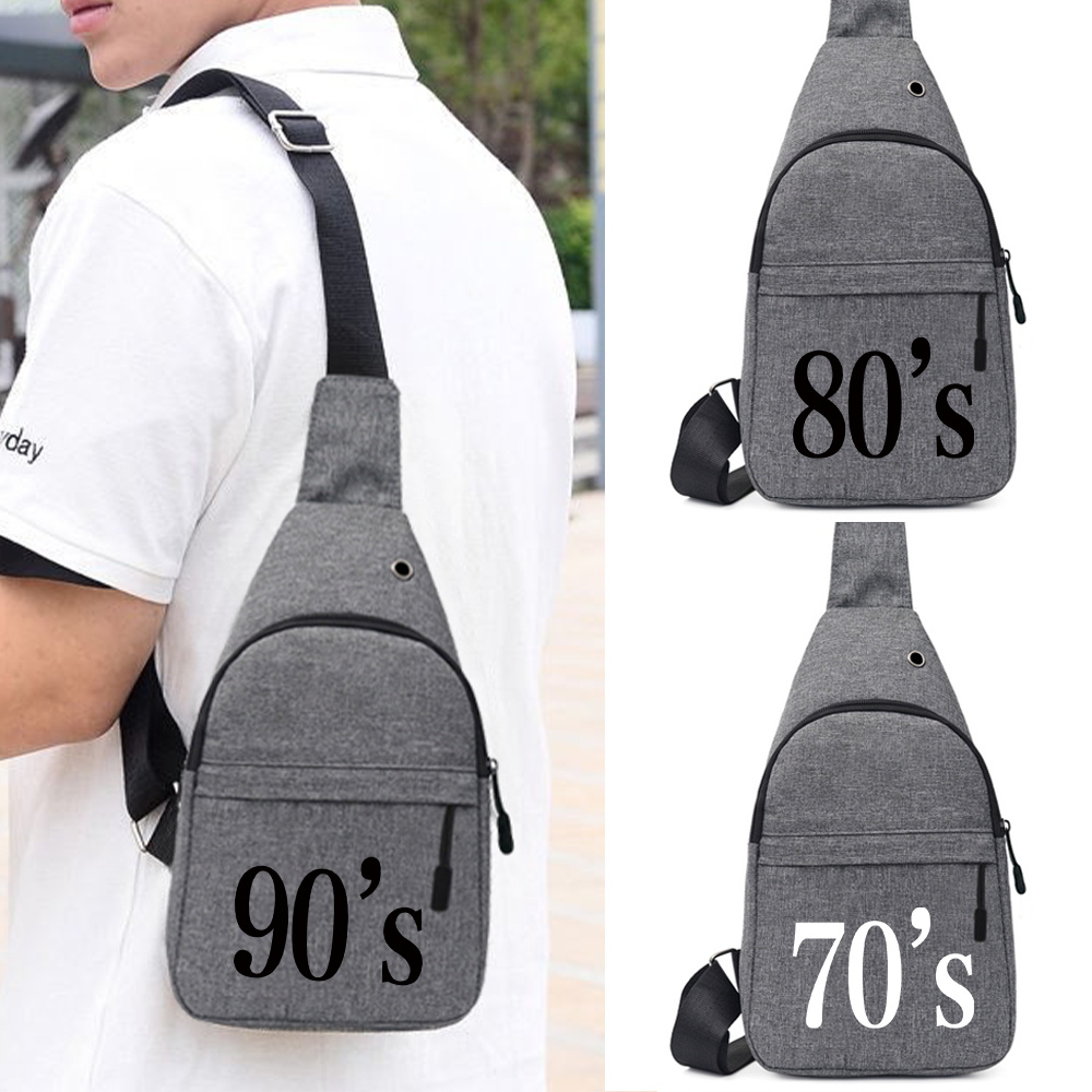 Cycling Commute Bag - حقائب صدر رجالية بحزام كتف واحد،