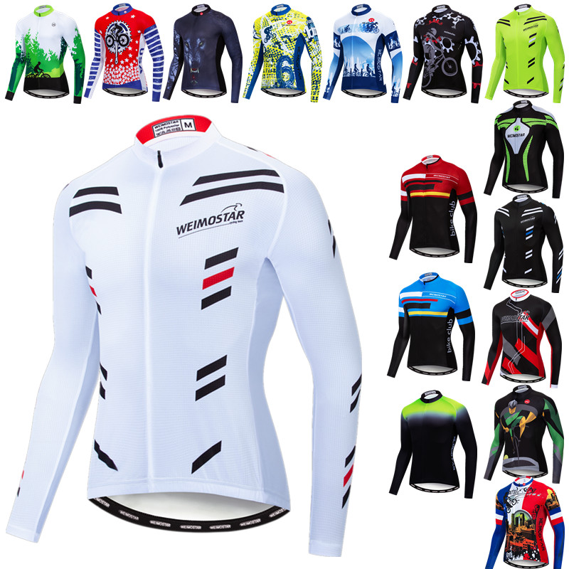 Cycling Commuter Jacket - برو فريق الدراجات جيرسي طويلة الأكمام