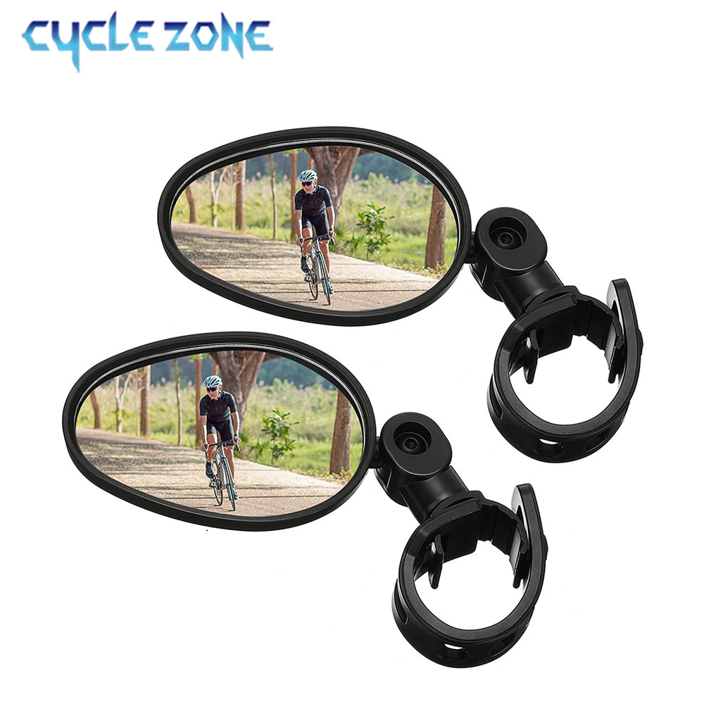 Cycling Zones - مرآة خلفية للدراجة قابلة للتعديل بزاوية
