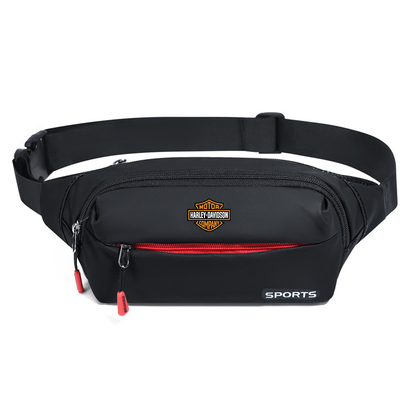 Cycling Commuter Backpack Waterproof - حقيبة خصر للدراجات النارية بشعار هارلي