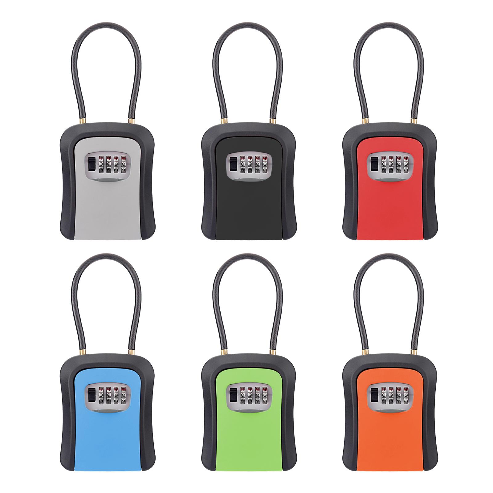 Chain Lock Combination - صندوق قفل مفاتيح مكون من 4