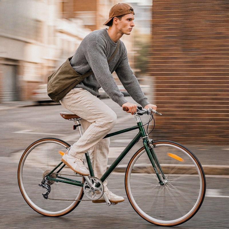 دراجة هوائية بمقبض مسطح للطرق، - مراجعة Cycling Commute Speed وسعره