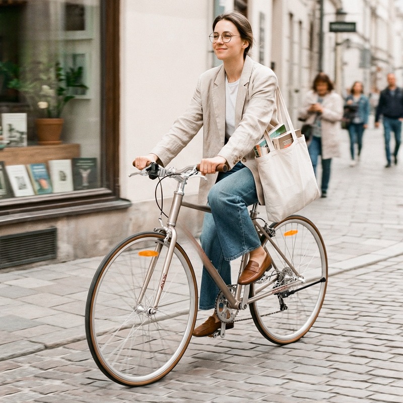 دراجة هوائية بمقبض مسطح للطرق، - مراجعة Cycling Commute Speed وسعره