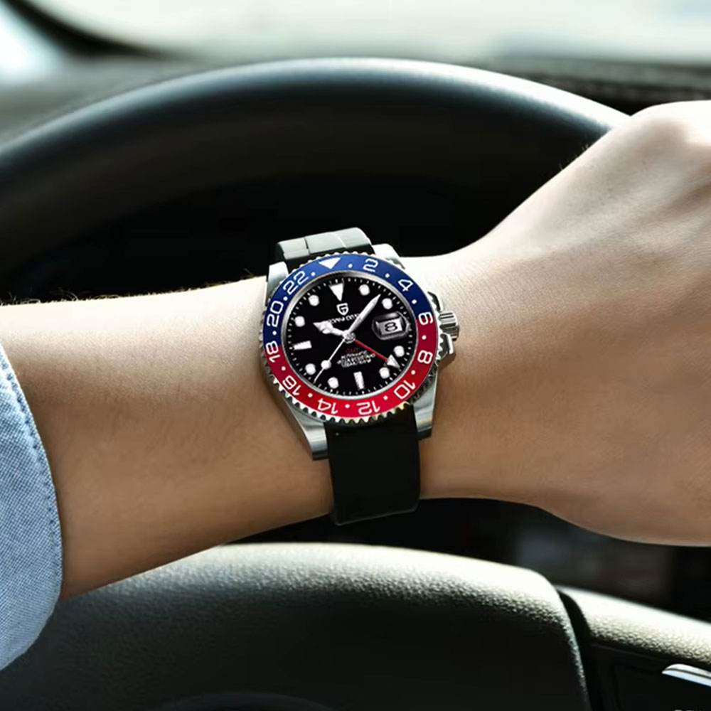 40 ملم PAGANI DESIGN GMT ساعة  - مراجعة Cycling Zones وسعره