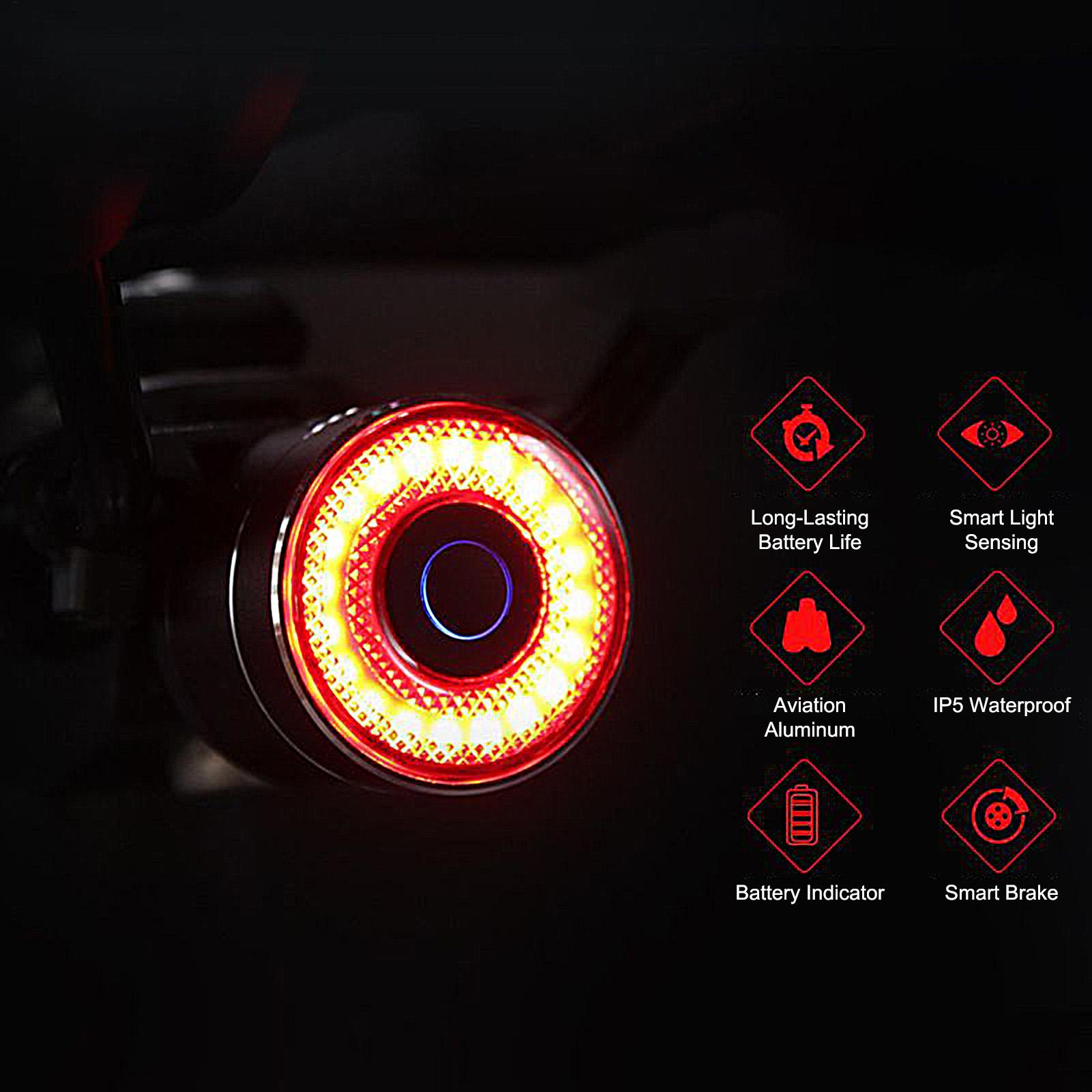 دراجة الفرامل ضوء الدراجة الذك - مراجعة Commuting With Road Bike وسعره