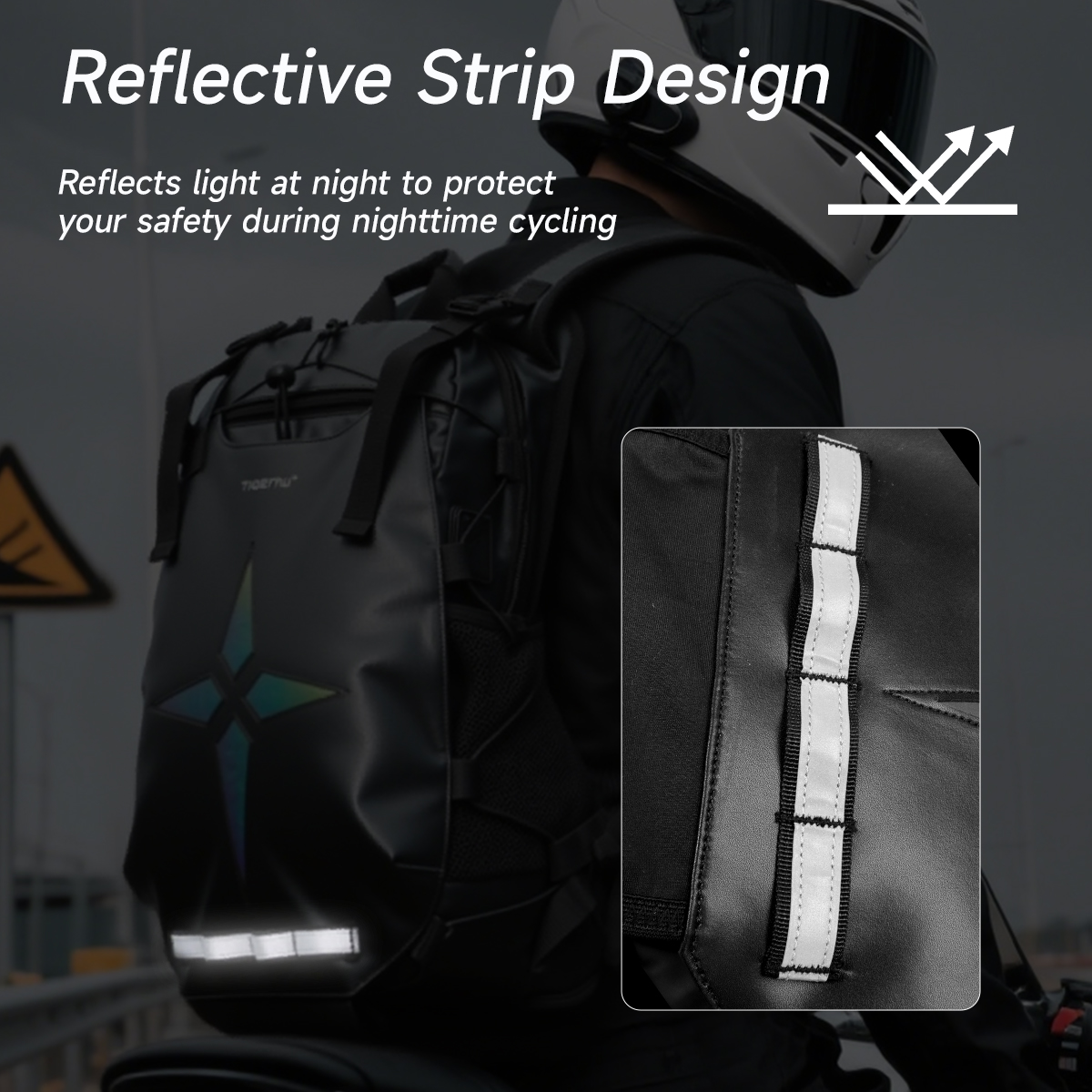 حقيبة ظهر Tigernu لحقائب ركوب  - مراجعة Cycling Commuter Backpack Waterproof وسعره