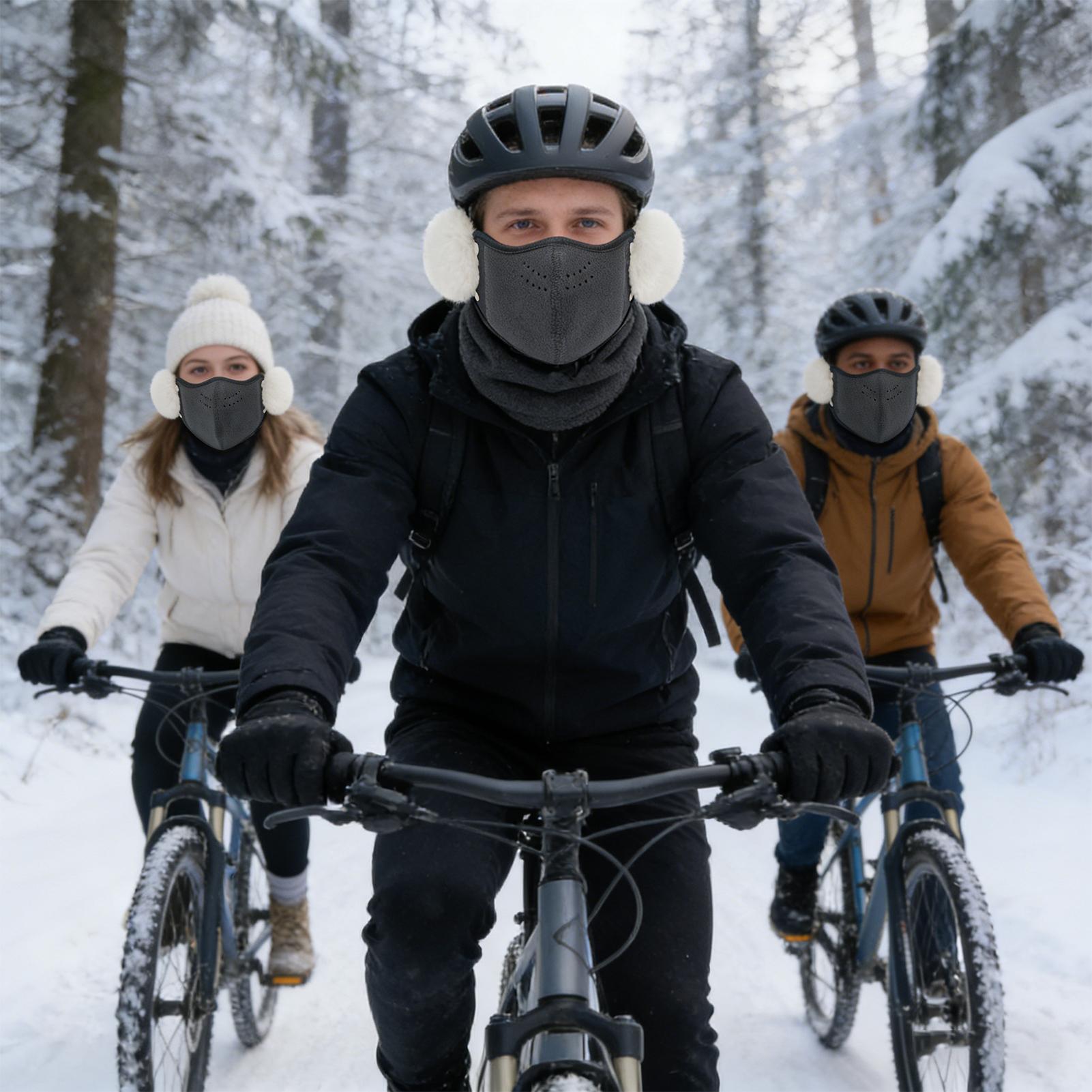غطاء الوجه للغبار الحراري السم - مراجعة Winter Cycling Commute وسعره
