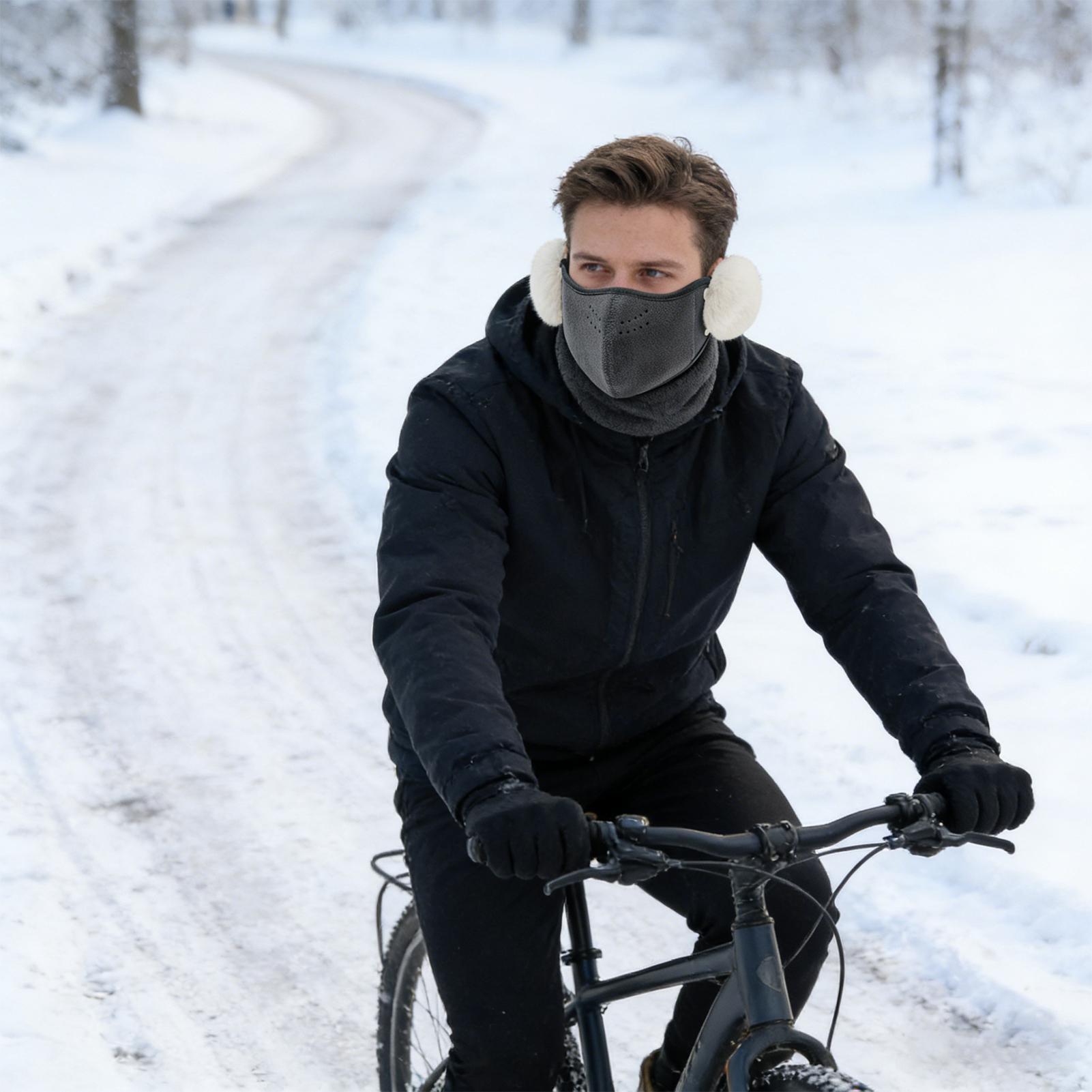 غطاء الوجه للغبار الحراري السم - مراجعة Winter Cycling Commute وسعره