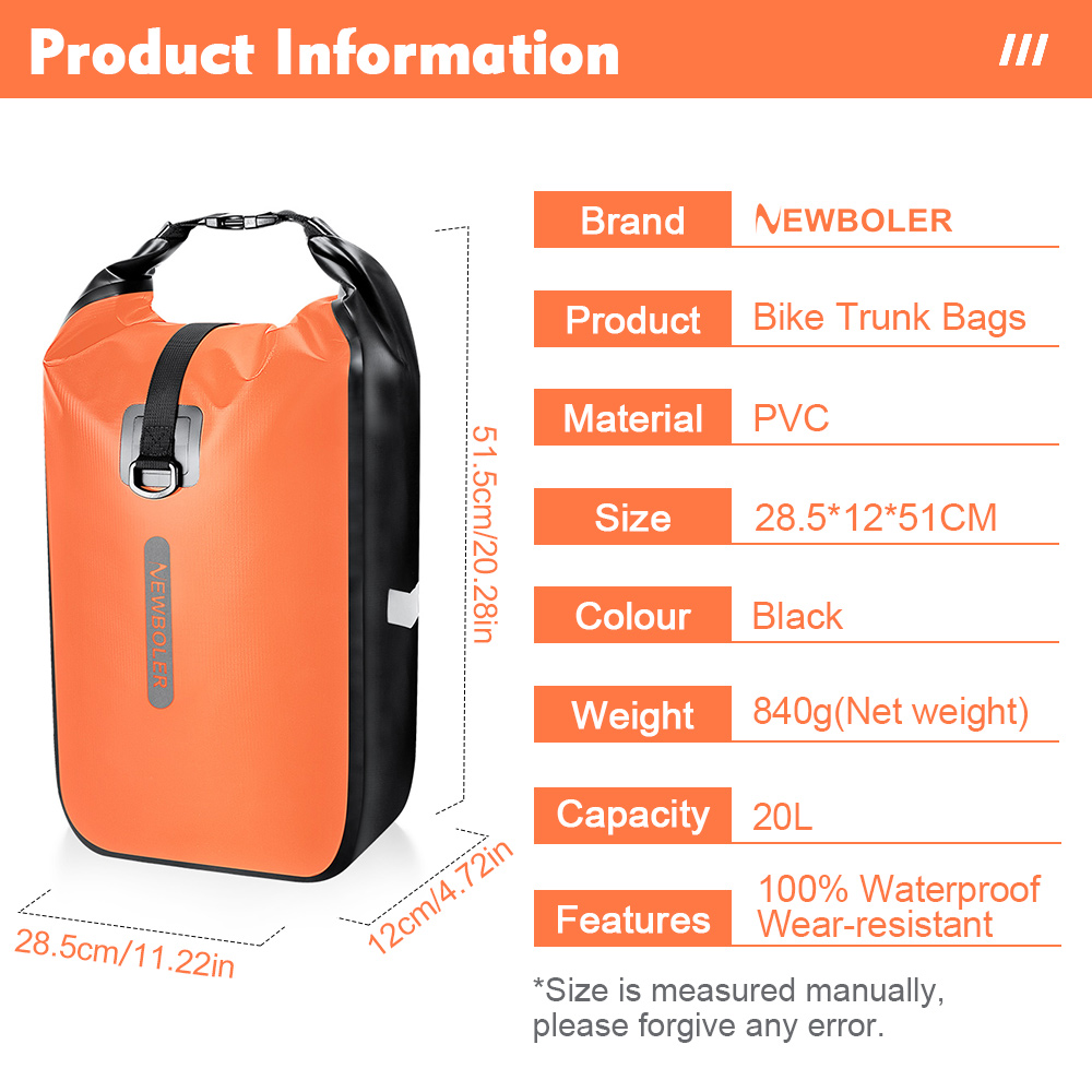 NEWBOLER 10L 20L مقاوم للماء ا - مراجعة Cycling Commuter Backpack Waterproof وسعره