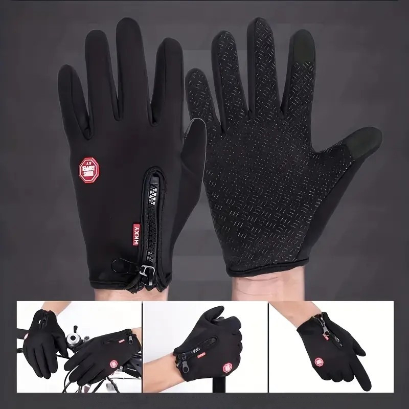 الشتاء موضة بسيطة قفازات ركوب  - مراجعة Winter Cycling Commute وسعره