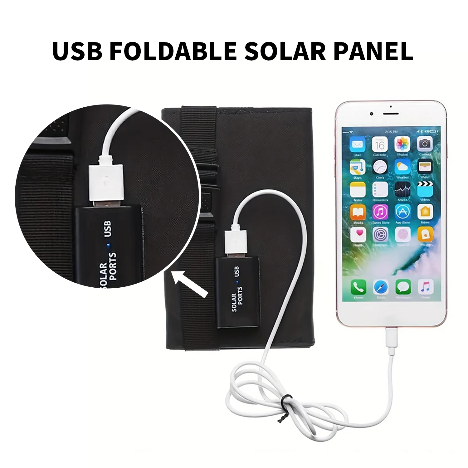 لوح شمسي قابل للطي 20 واط 50 و - مراجعة Usb Charger Dynamo وسعره
