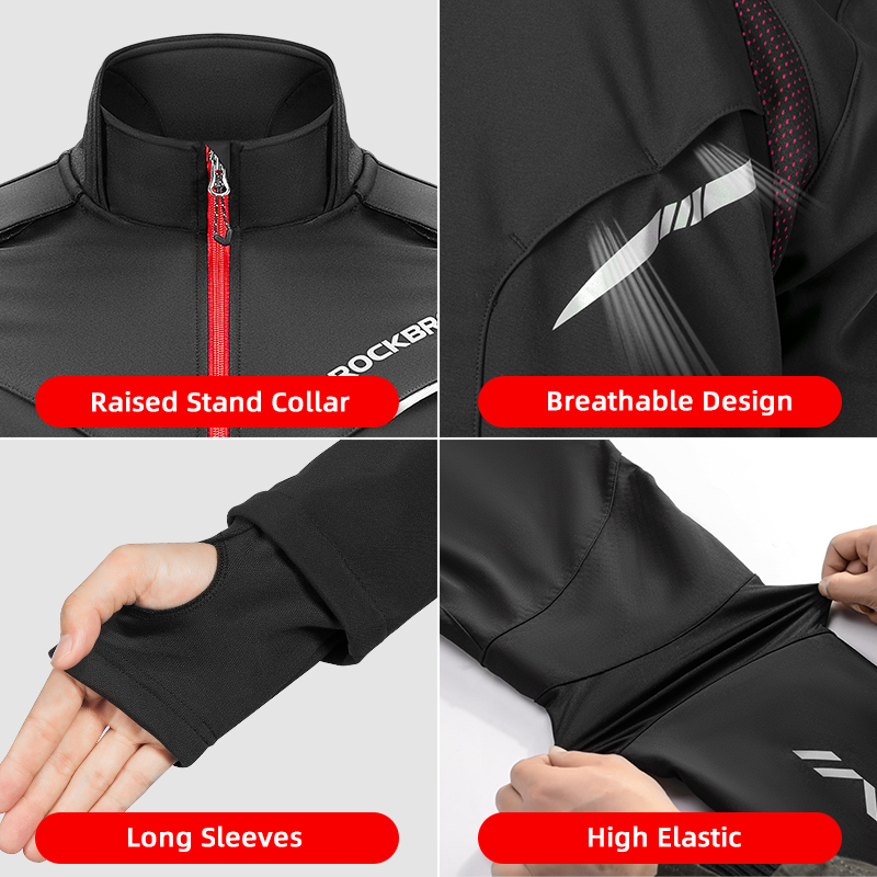 ROCKBROS معطف شتوي دراجة جاكيت - مراجعة Cycling Commuter Jacket وسعره