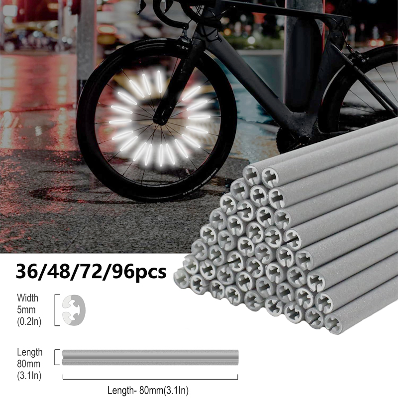 36/48/72/96 قطعة 8 سنتيمتر تكل - مراجعة Spoke Reflector Set وسعره
