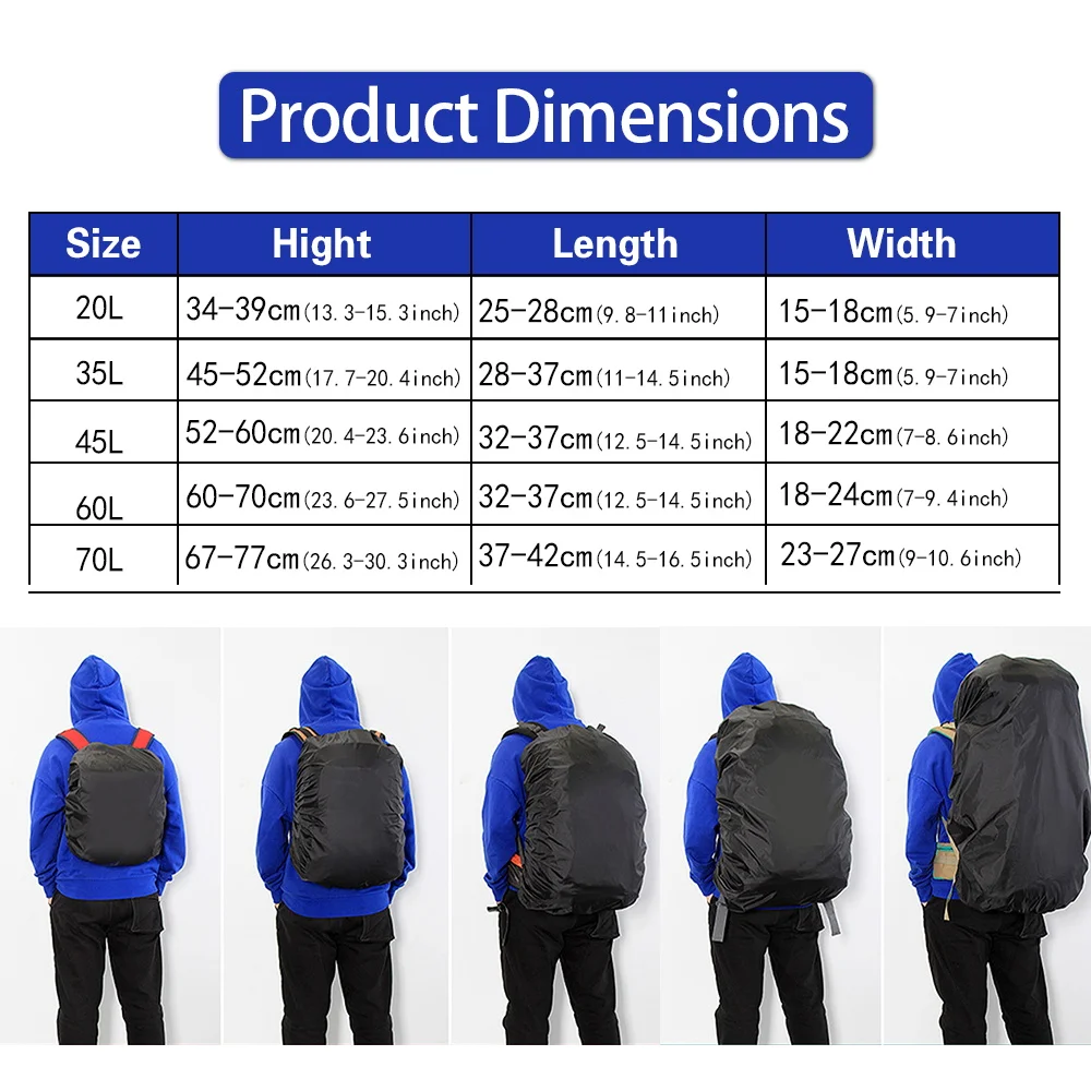 غطاء مطر على ظهره مقاوم للماء  - مراجعة Cycling Commuter Backpack Waterproof وسعره
