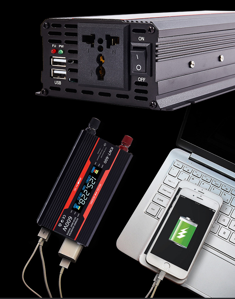 العاكس 12 فولت 220 فولت عاكس ل - مراجعة Usb Charger Dynamo وسعره