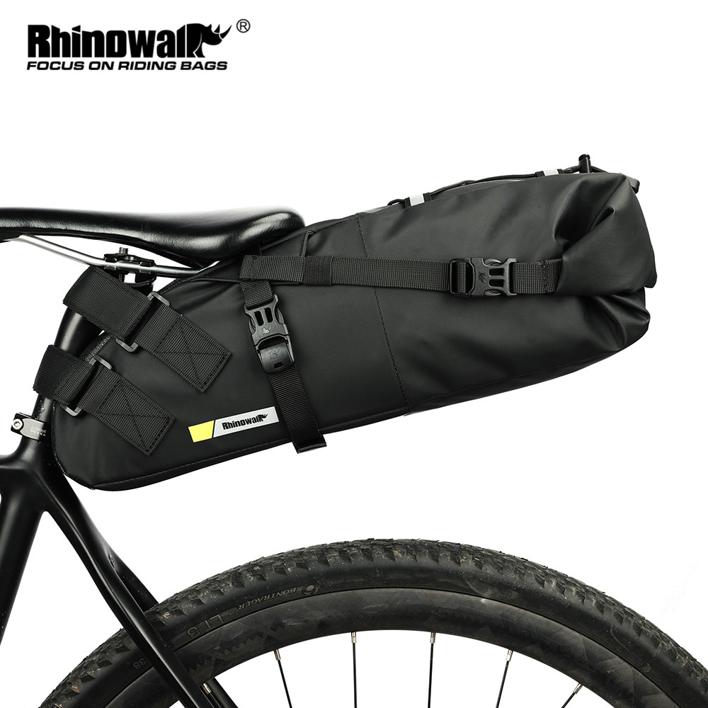 الكركدن مقعد دراجة حقيبة مقاوم - مراجعة Panniers Waterproof Rear وسعره