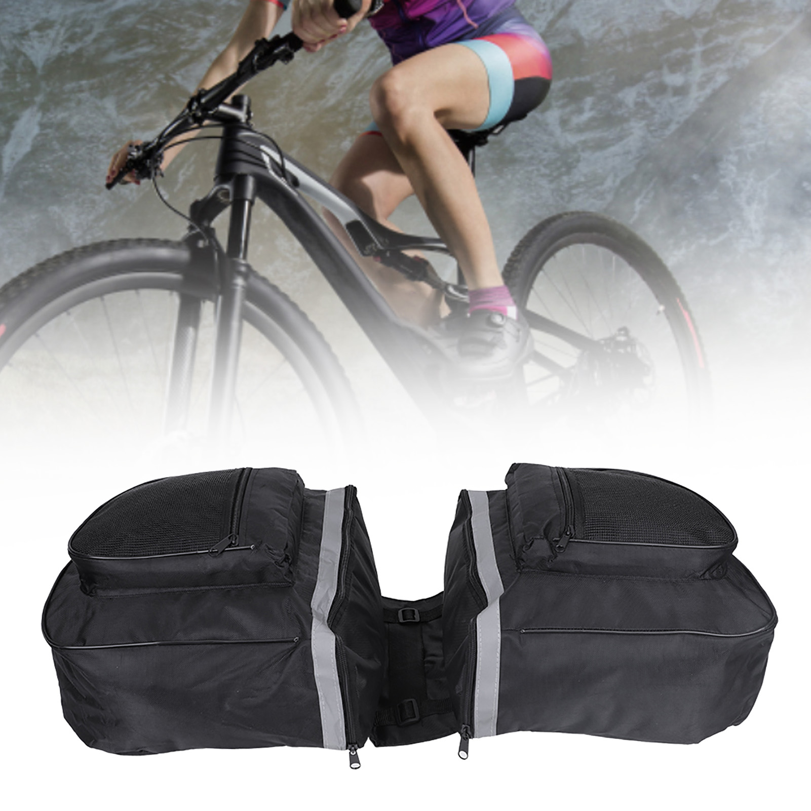 رف دراجات للطرق الجبلية ، حامل - مراجعة Panniers Waterproof Rear وسعره