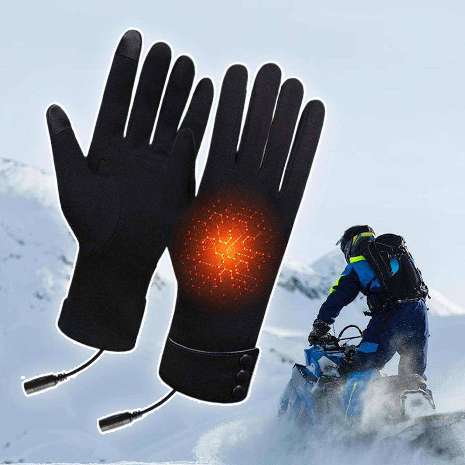 قفازات التدفئة 3-level USB يند - مراجعة Winter Cycling Commute وسعره