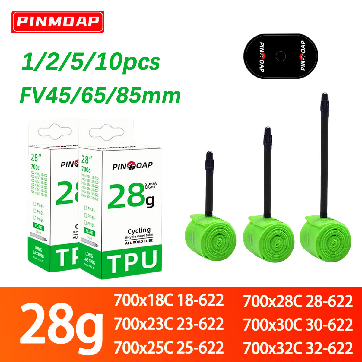 1/2/5/10 قطعة جديد الترا ضوء ا - مراجعة Inner Tube 700C وسعره
