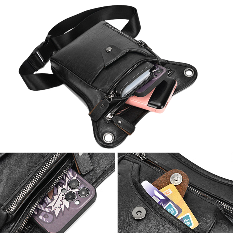 خمر بولي Leather الجلود الخصر  - مراجعة Cycling Commuter Bag وسعره