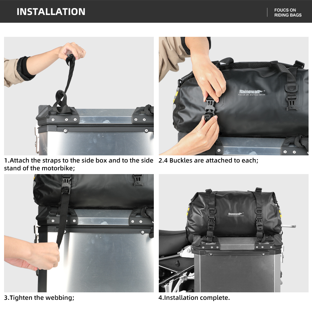 حقيبة علوي بعلبة جانبية من محر - مراجعة Panniers Waterproof Rear وسعره