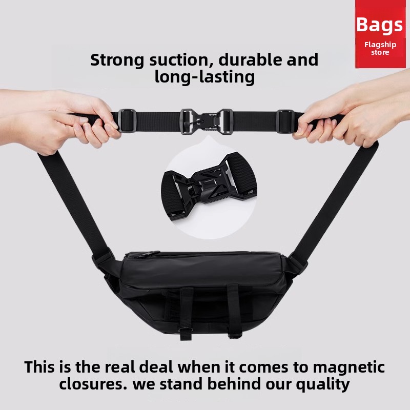 حقيبة كروس للرجال بمشبك مغناطي - مراجعة Cycling Commuter Bag وسعره