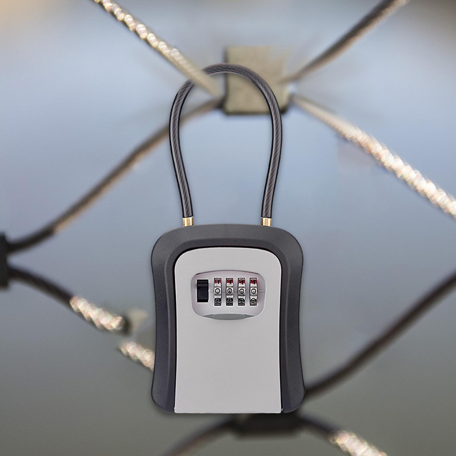 صندوق قفل مفاتيح مكون من 4 أرق - مراجعة Chain Lock Combination وسعره