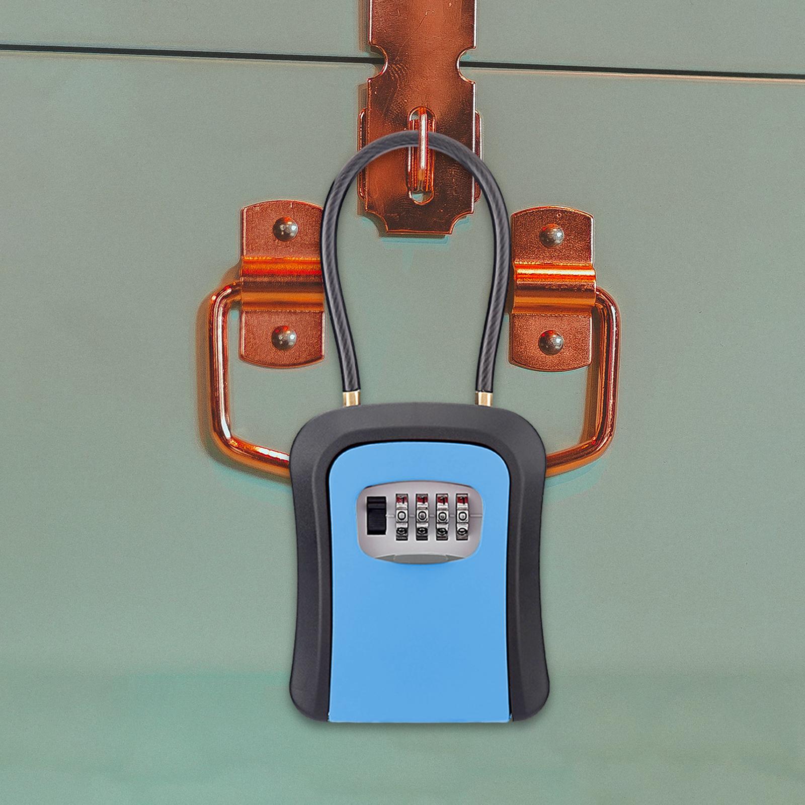 صندوق قفل مفاتيح مكون من 4 أرق - مراجعة Chain Lock Combination وسعره